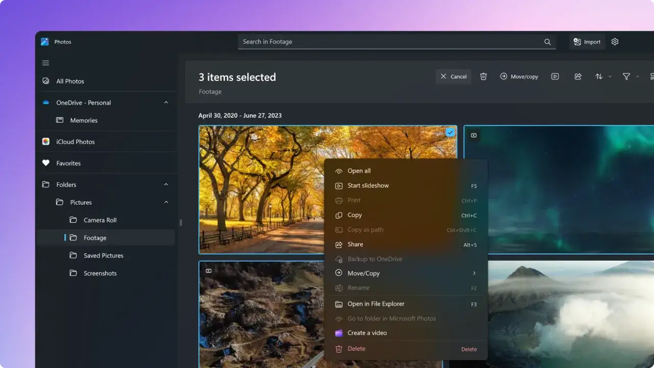 Przycinanie wideo w aplikacji Zdjęcia Windows