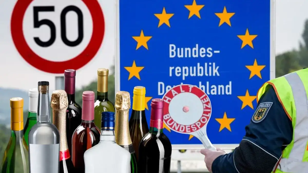 tabela limitów alkoholu przewóz Polska Niemcy