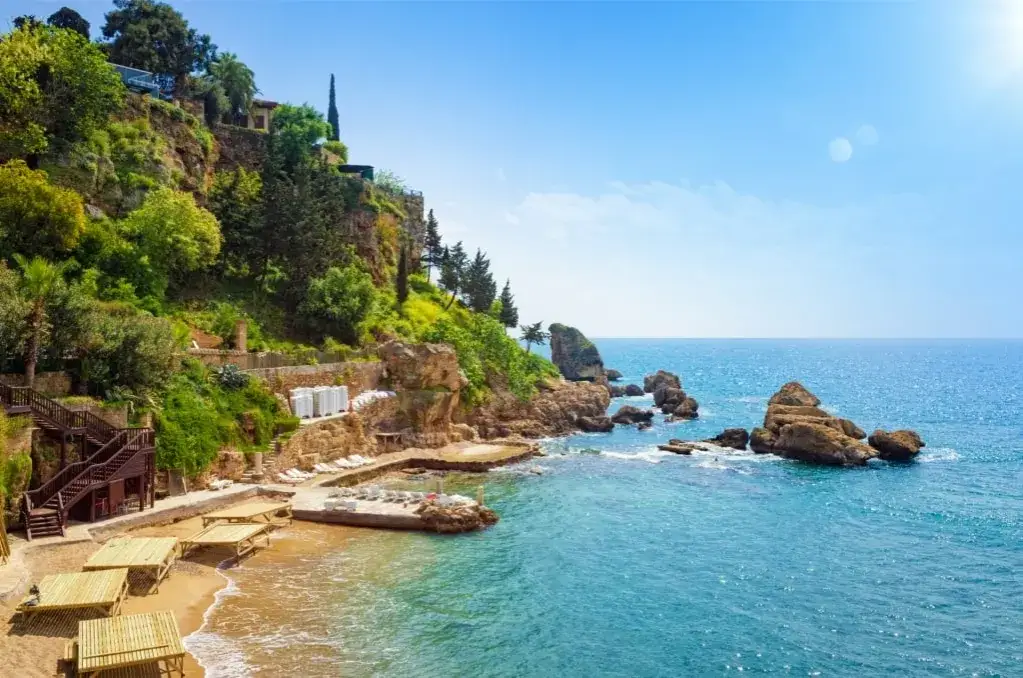 Plaże Antalya Konyaaltı Lara Mermerli