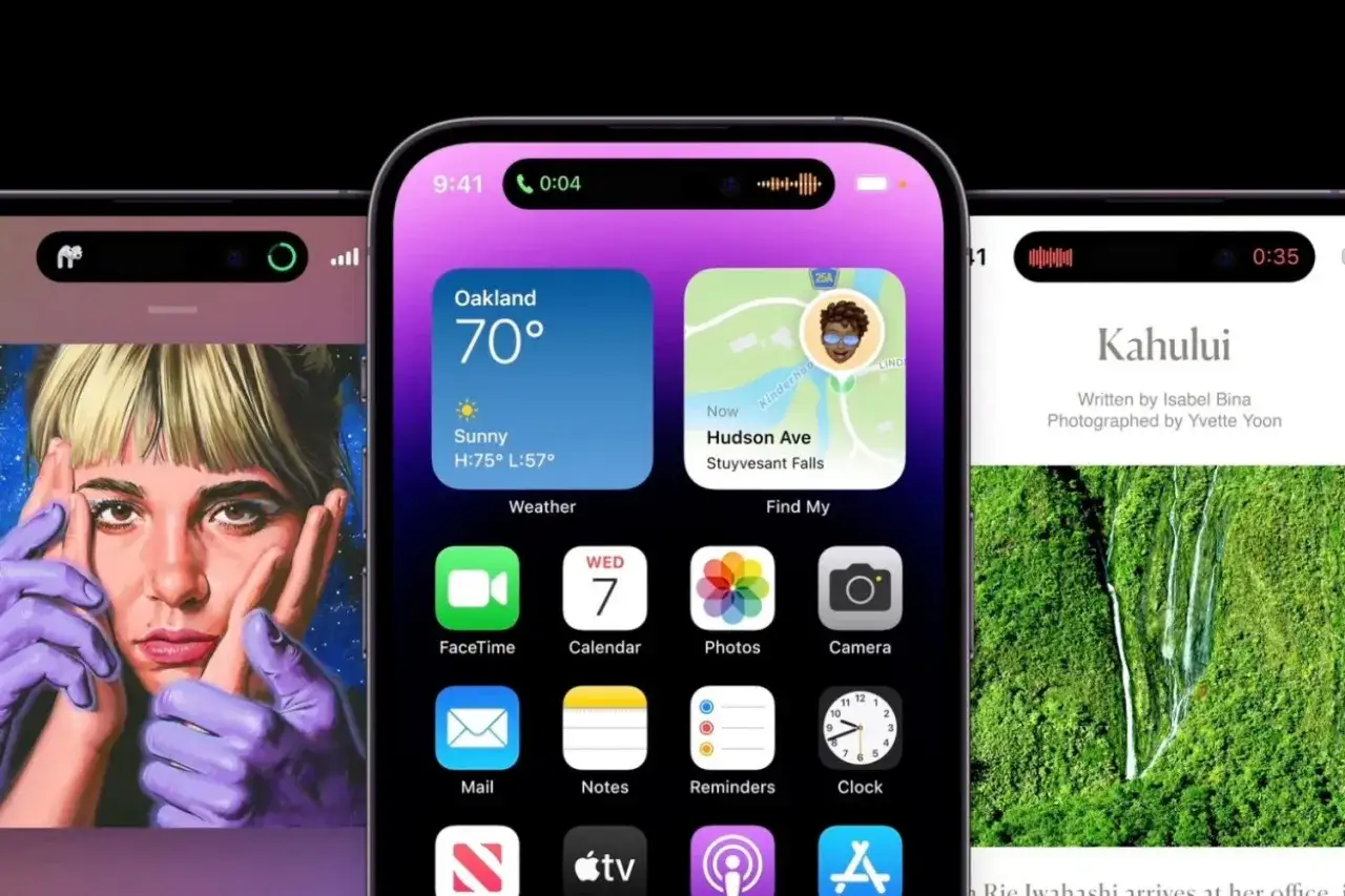 iPhone Dynamiczna Wyspa działanie