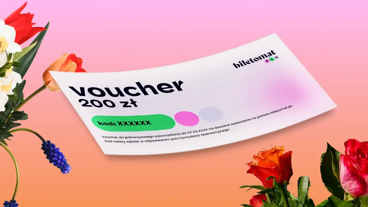 Voucher 200 zł na bilety do klubu komediowego. Idealny prezent, by rozśmieszyć bliskich.