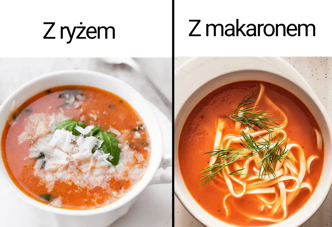 zupa pomidorowa z ryżem domowa