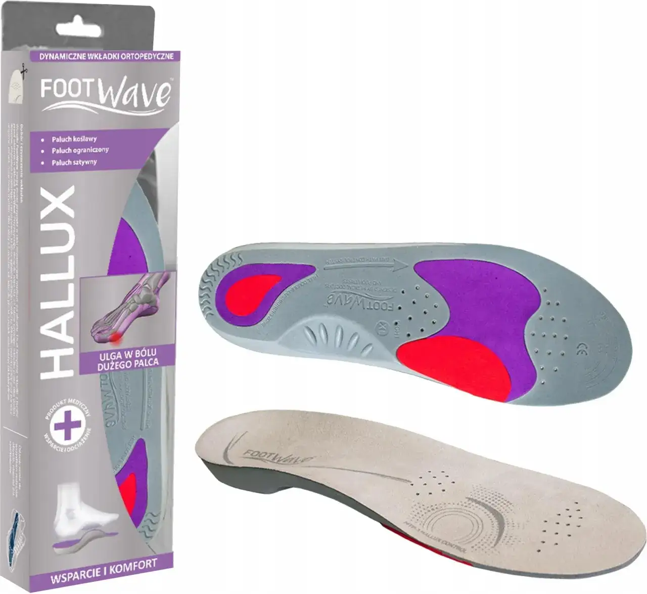 buty na haluksy, wkładki ortopedyczne na haluksy