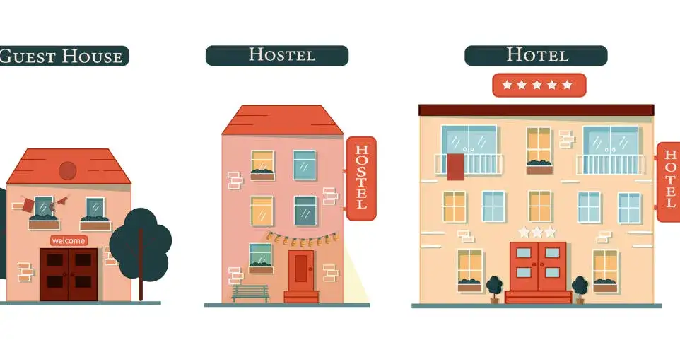 różnice hostel hotel porównanie