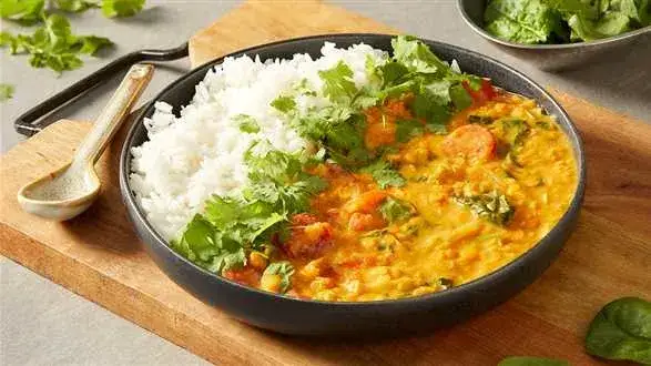 Wegetariańskie dania z ryżem