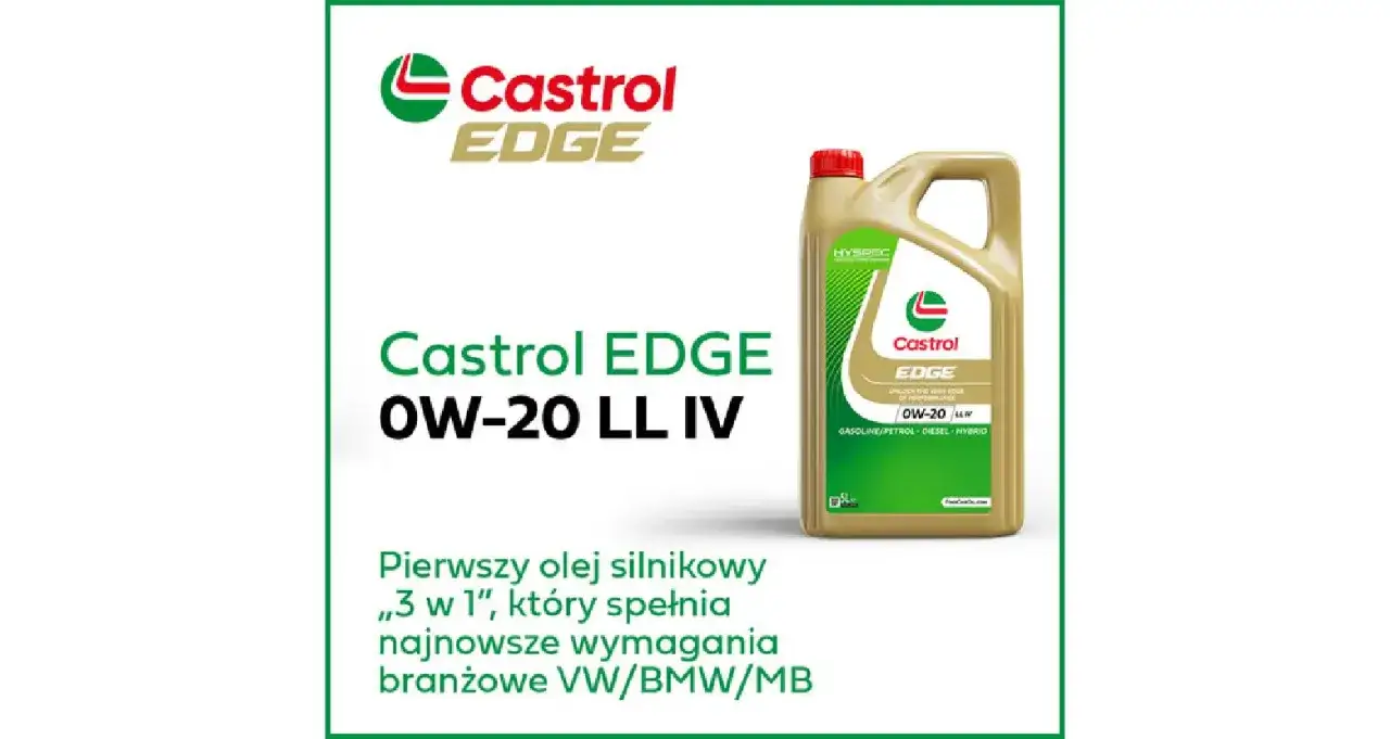 Castrol EDGE 0W-20 LL IV – czy Castrol to dobry olej? Pierwszy olej silnikowy 