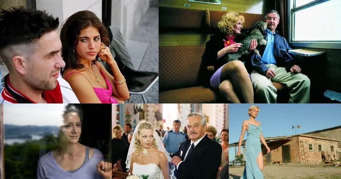 Kolaż kultowych polskich film&oacute;w i scen