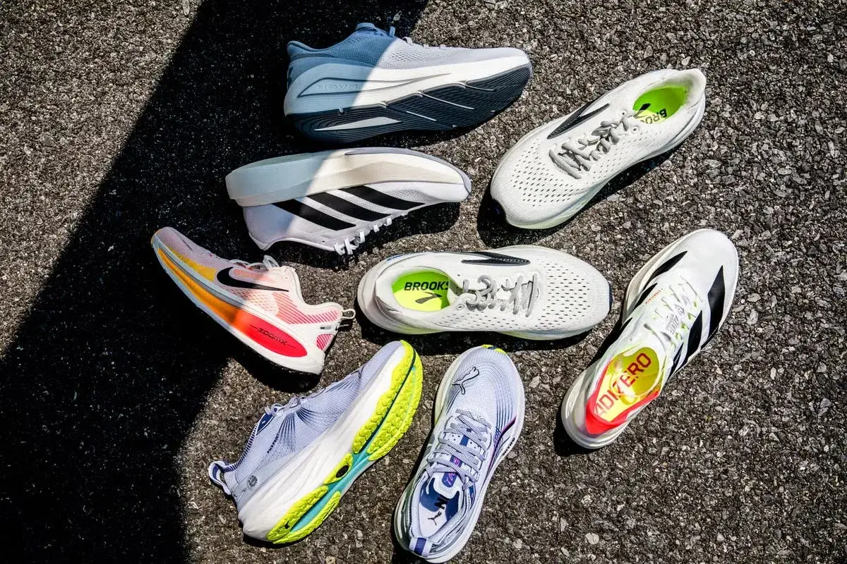 Kolekcja najszybszych butów do biegania, od Nike, Adidas, Brooks i innych, gotowa na rekordy.