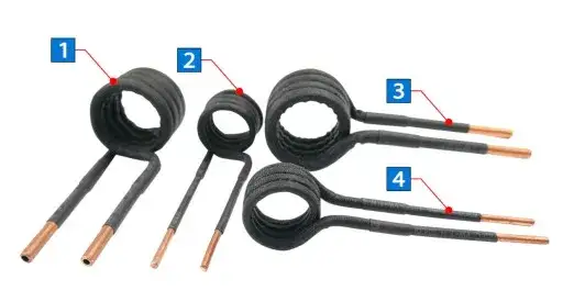 rodzaje cewek podgrzewacza indukcyjnego