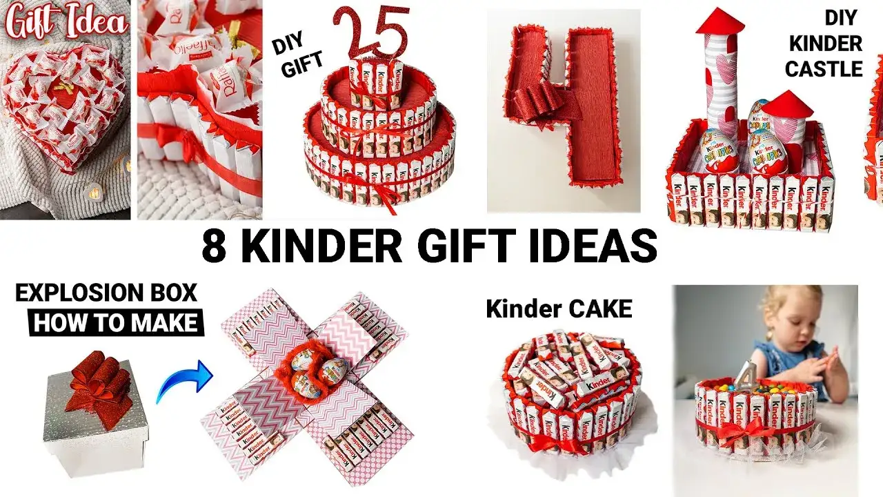 Kreatywne prezenty DIY z Kinder Czekolady