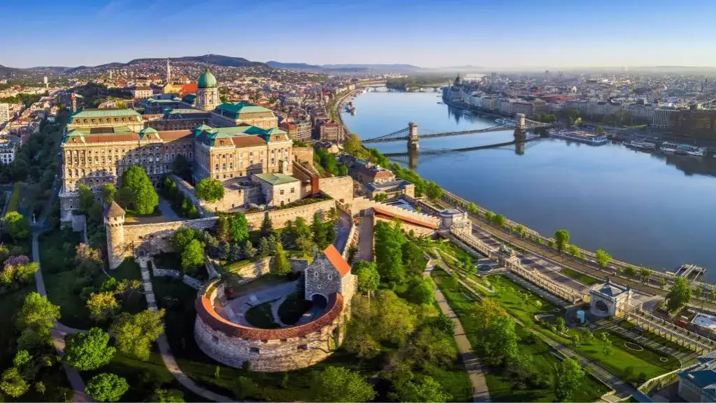 Budapeszt panorama Dunaj atrakcje