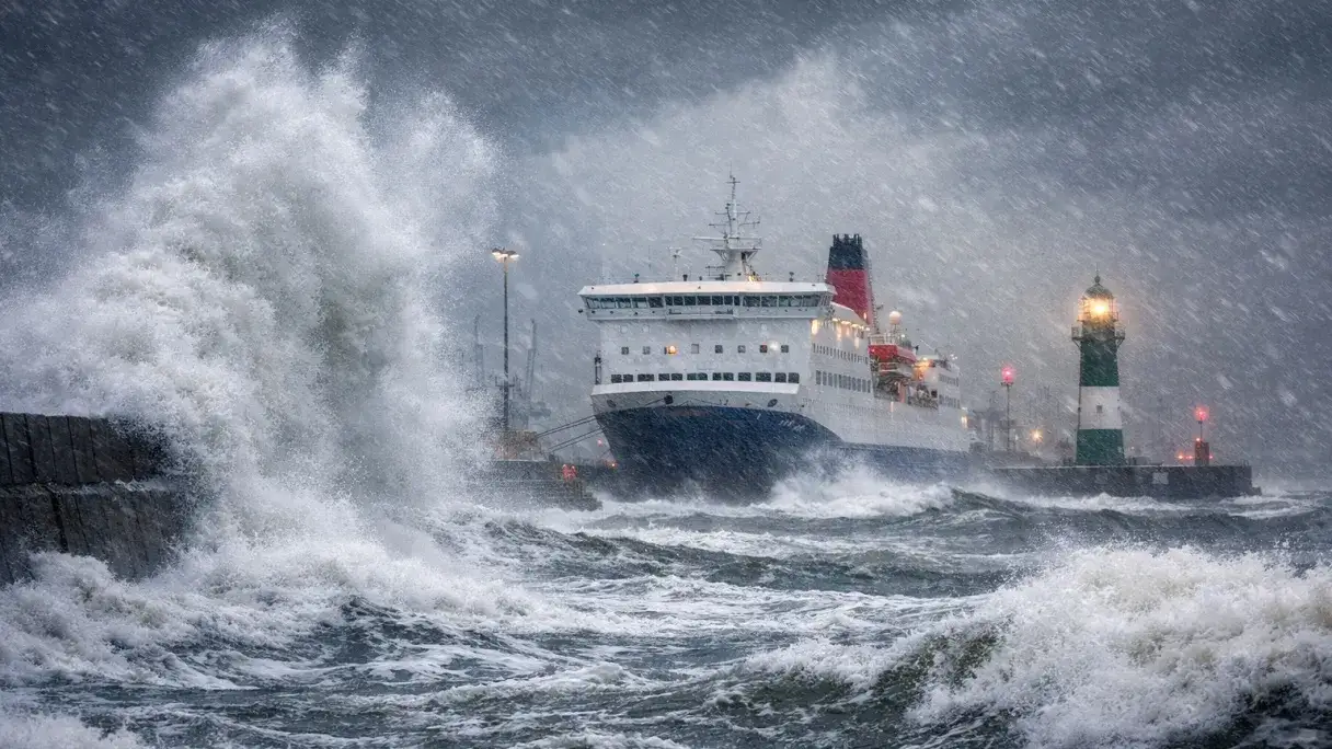 Sztorm na Bałtyku obserwacja bezpieczna