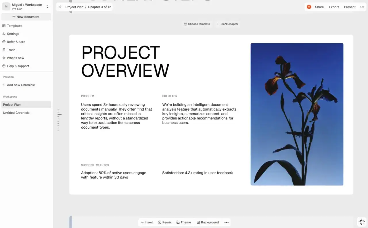 Strona do robienia prezentacji z projektem 