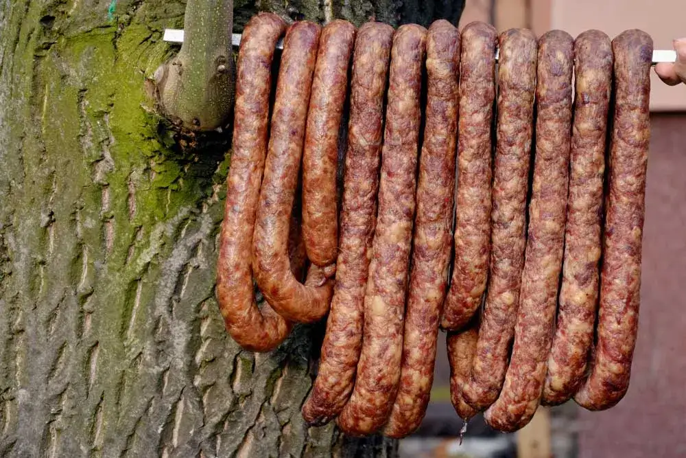 domowa kiełbasa składniki mięso przyprawy