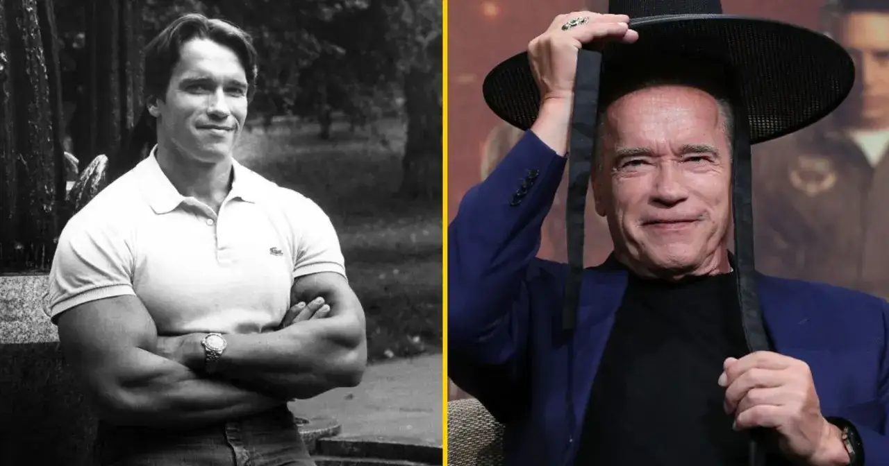 Arnold Schwarzenegger w młodości i dziś. Zastanawiasz się, ile lat ma Arnold Schwarzenegger?