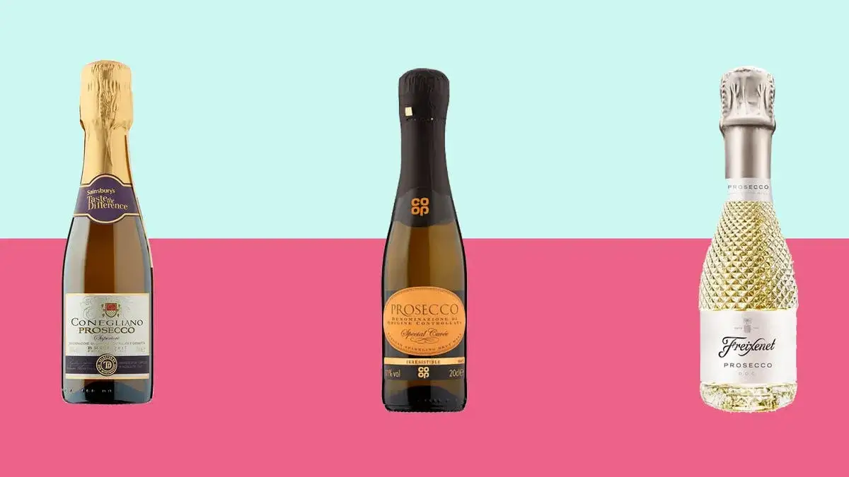 różne rodzaje mini win prosecco spokojne