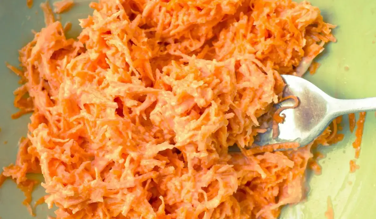 sur&oacute;wka z marchewki na drobnych oczkach