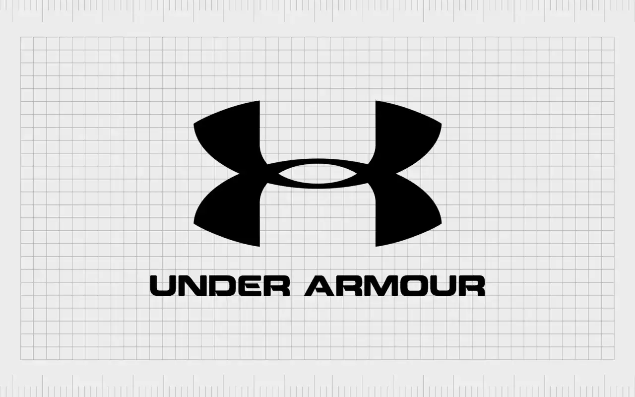 Logo Under Armour na siatce. To marka odzieży sportowej, kt&oacute;ra motywuje do przekraczania granic.