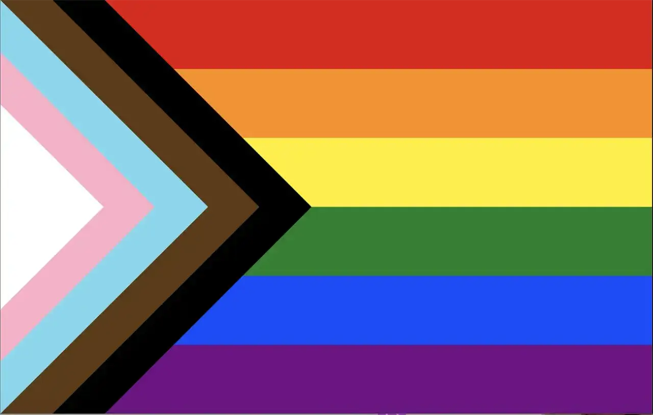 Flaga tęczowa z dodatkowymi pasami symbolizuje różnorodność i inkluzywność społeczności LGBTQ+. Dlaczego tęcza jest symbolem lgbt? Bo kolory reprezentują jedność i nadzieję.