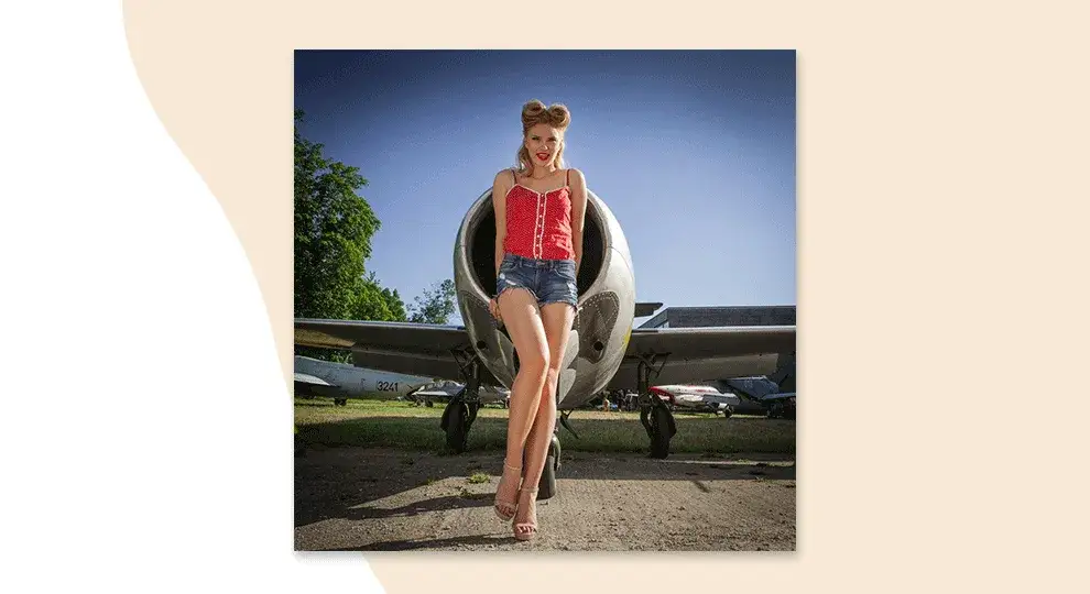 jak trzymać telefon do zdjęcia całej sylwetki, perspektywa żabia