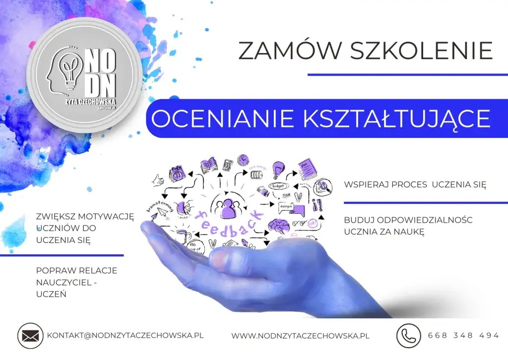 Ocenianie kształtujące w szkole, nauczyciel z uczniami