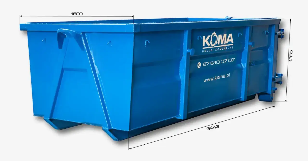 kontener na gruz budowlany r&oacute;żne rozmiary