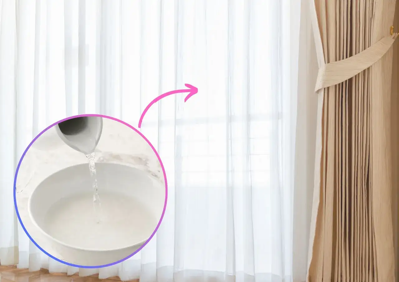 przygotowanie firan do prania siateczka