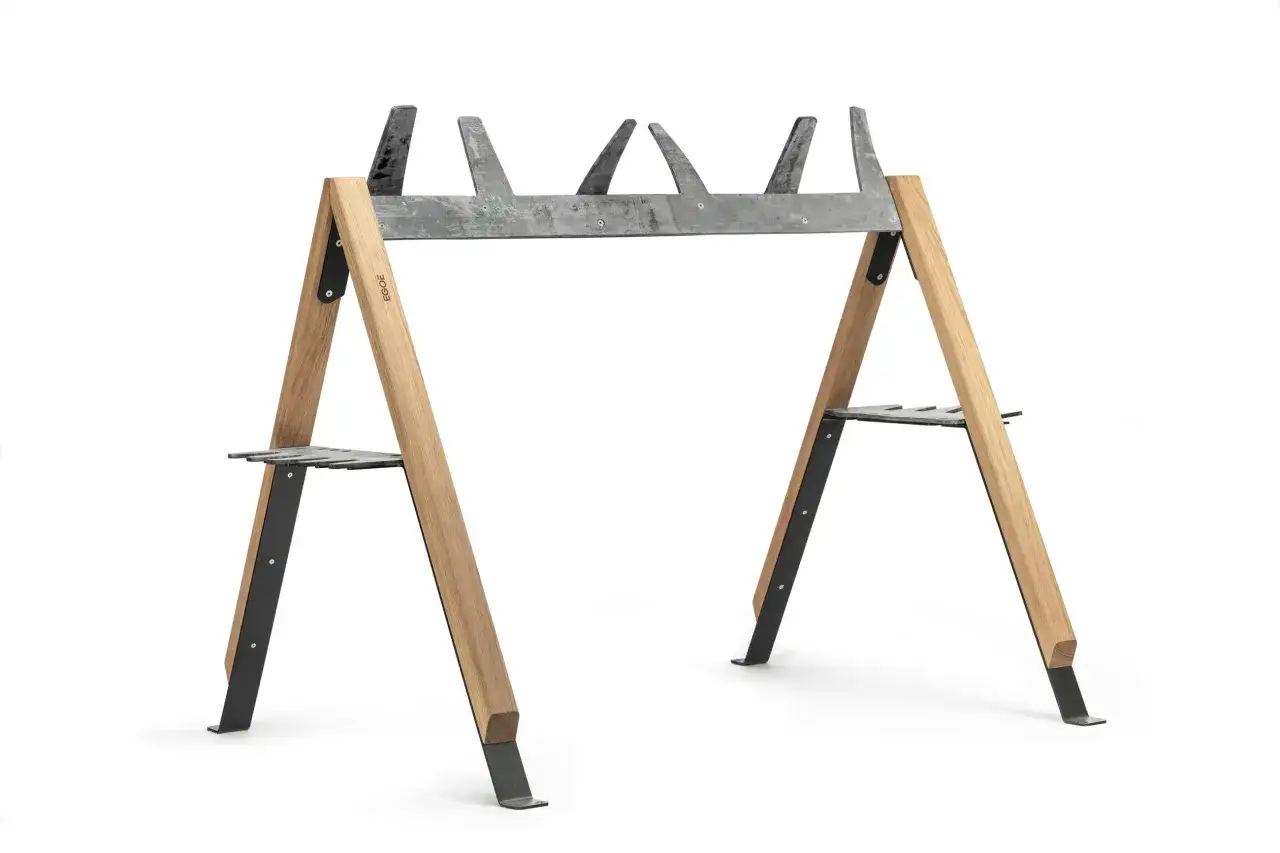 drewniany stojak na narty diy vs kupny