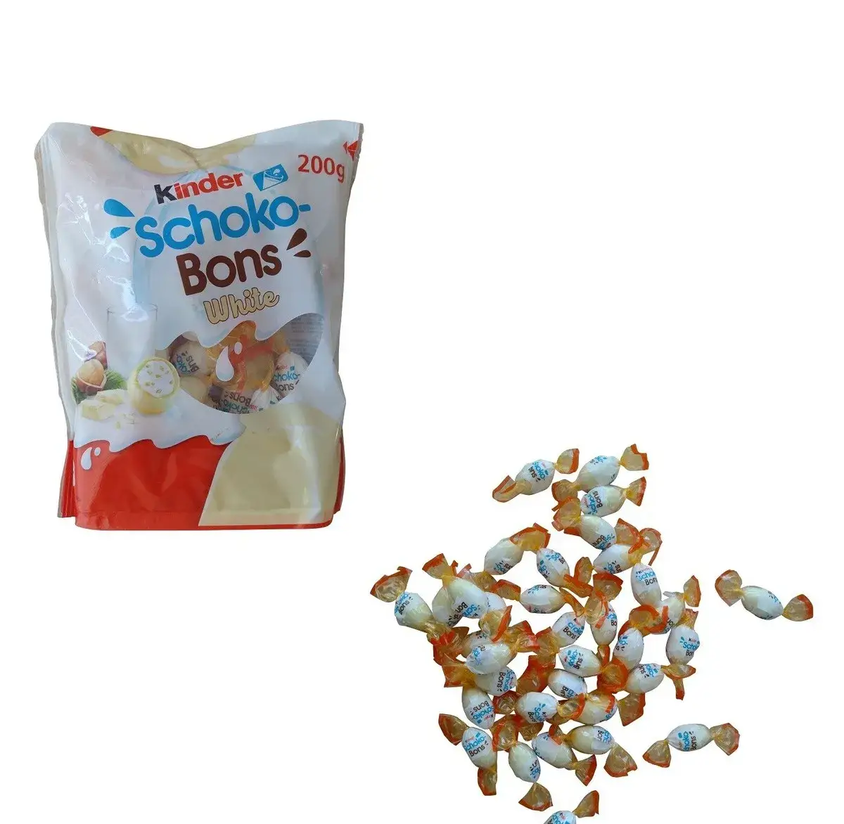 Kinder Schoko Bons White opakowanie