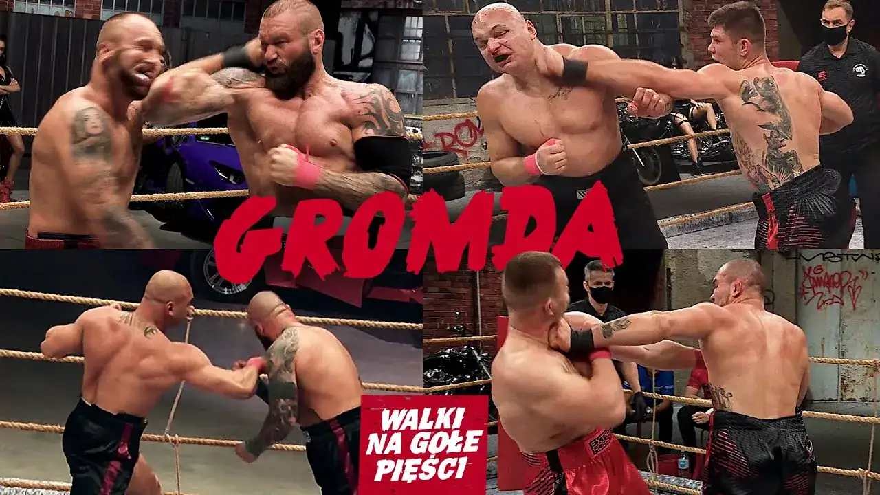 Gromda walki na gołe pięści