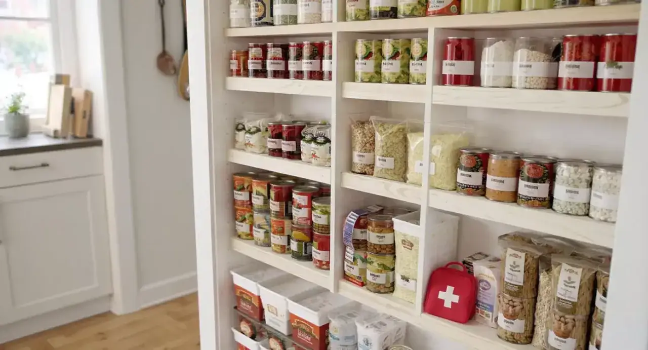 dobrze zaopatrzona spiżarnia podstawowe składniki