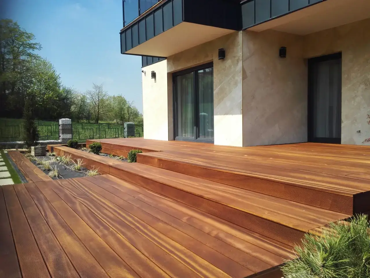 taras drewniany inspiracje