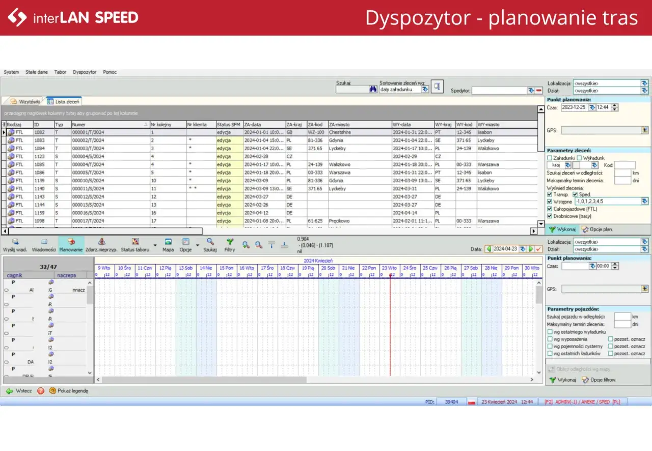 systemy TMS giełdy transportowe oprogramowanie spedycyjne