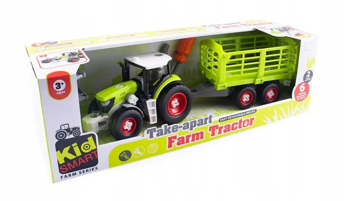 traktor zabawka cechy bezpieczeństwo materiały
