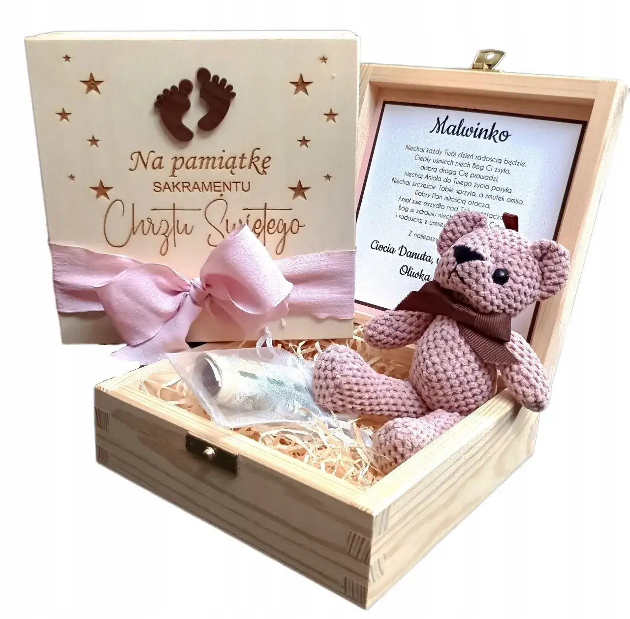 prezenty na chrzest widełki kwotowe