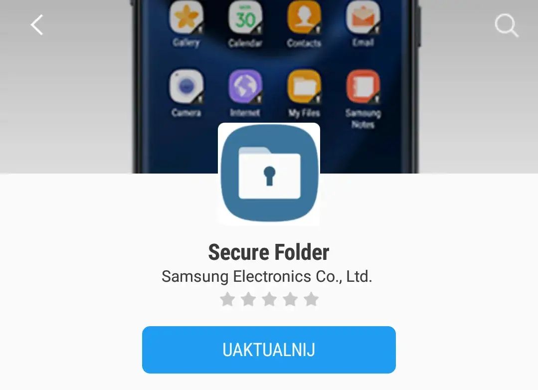 Samsung Bezpieczny Folder ikona
