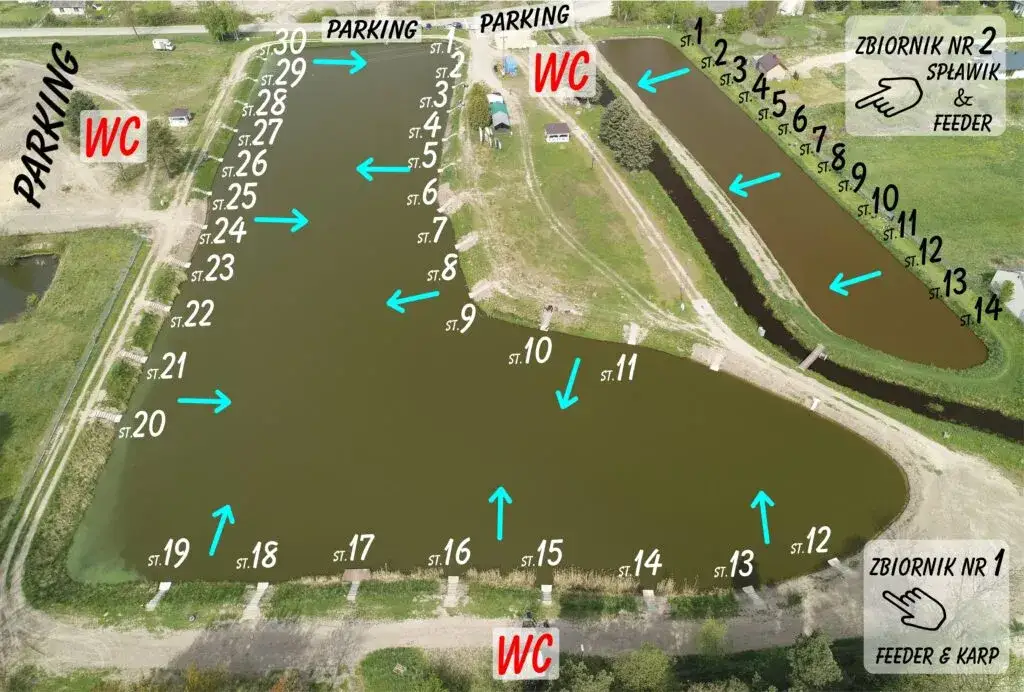 Łowisko U Sokołów karp amur wędkowanie Podlasie