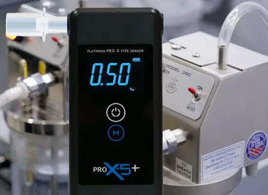 proces kalibracji alkomatu symulator