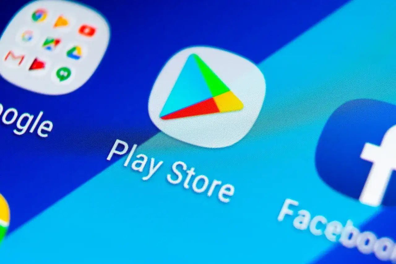 ikona google play i facebook aplikacja