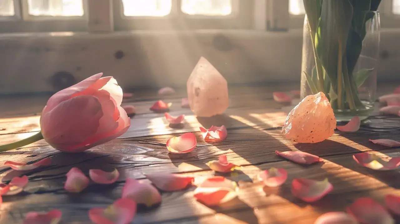 Zdjęcie Znaczenie różowej róży i innych kwiatów oraz kamieni we śnie