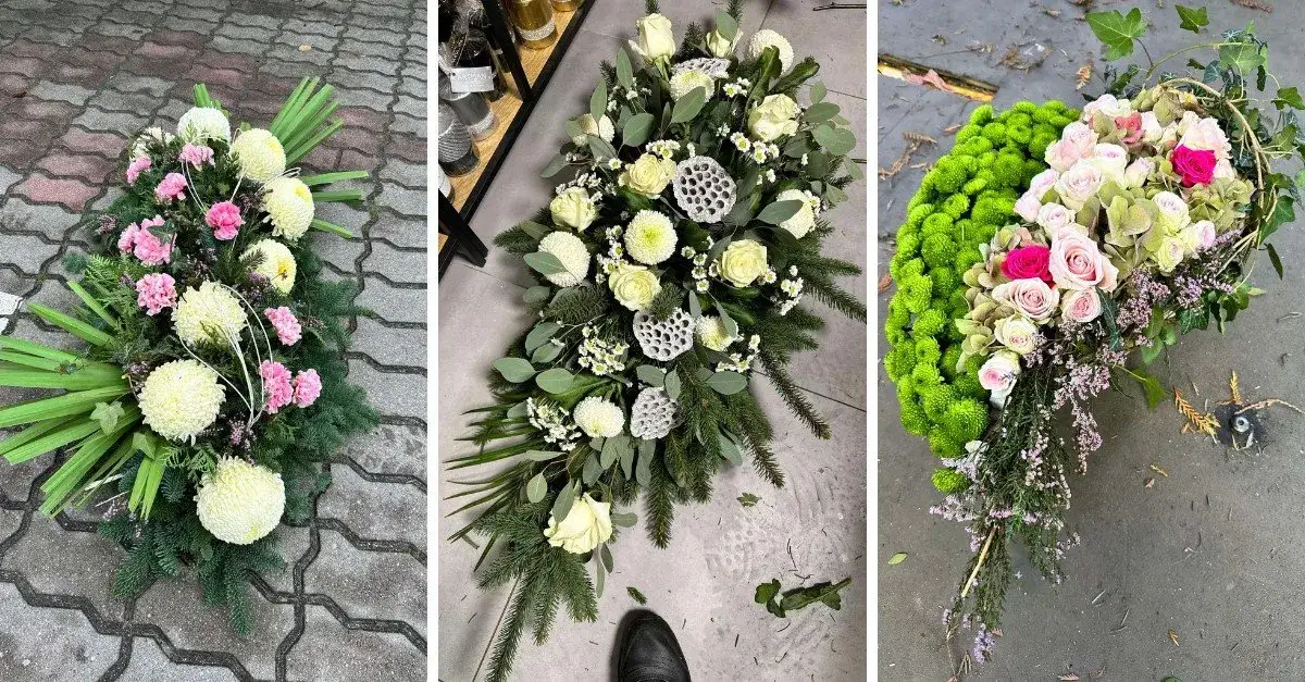Inspiracje wiązanek na cmentarz