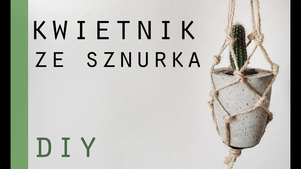 Zdjęcie Jak zrobić doniczkę ze sznurka - proste kroki i ciekawe pomysły