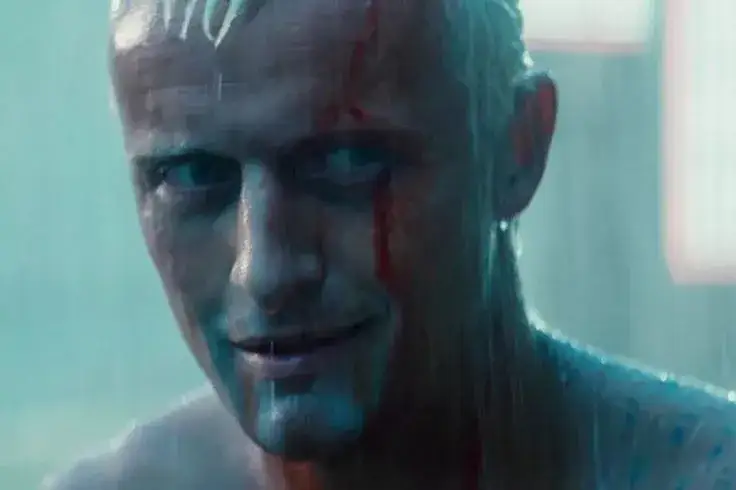 Rutger Hauer jako Roy Batty w Łowcy Androidów