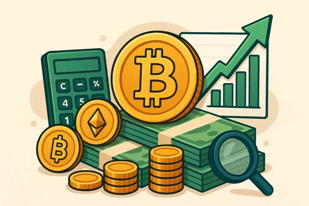 R&oacute;żne metody zarabiania na kryptowalutach grafika