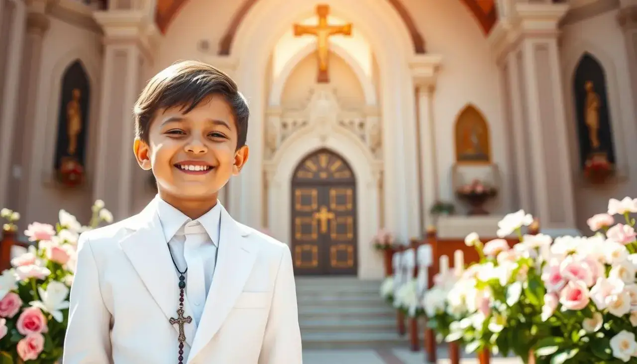 Zdjęcie Co się mówi na komunie? Wzruszające życzenia i inspiracje dla dziecka