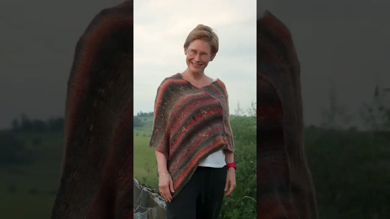 Zdjęcie Jak uszyć ponczo z szala? Prosty poradnik DIY krok po kroku