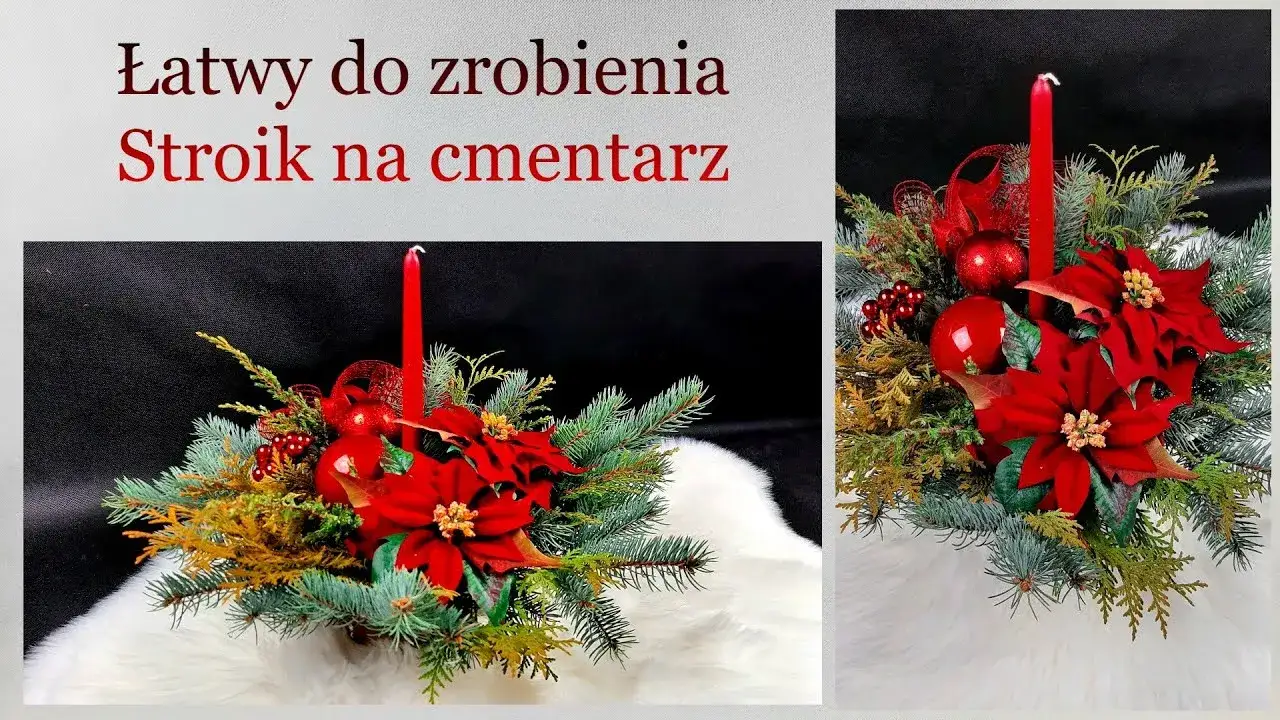 Zdjęcie Jak zrobić stroik świąteczny na cmentarz, aby uczcić bliskich