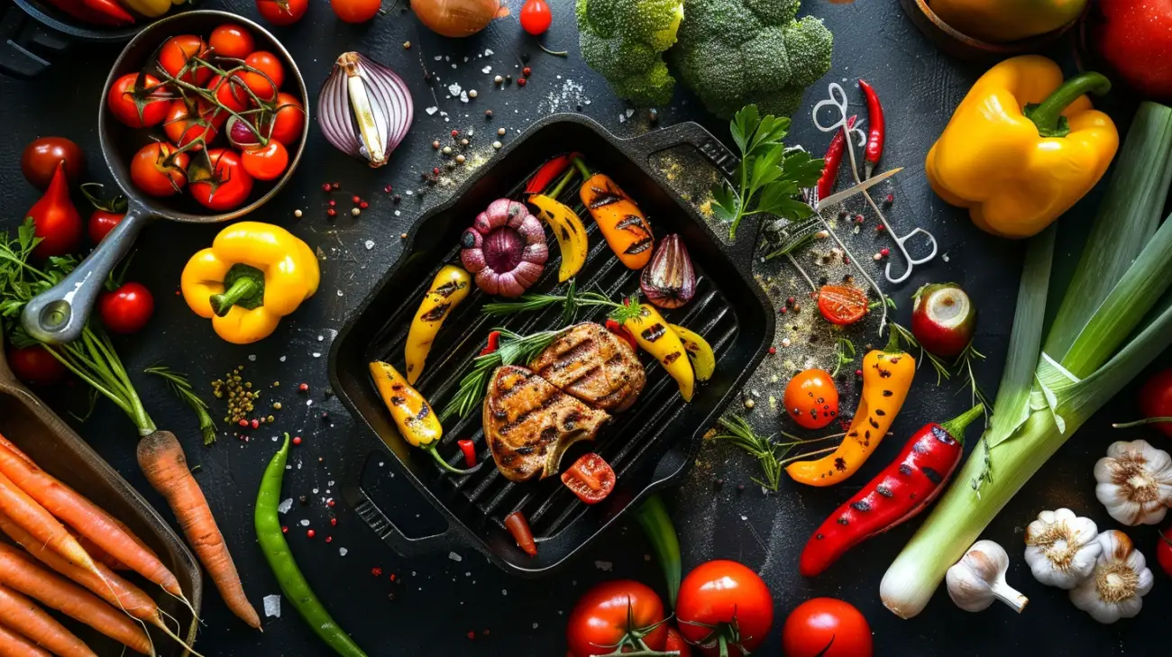 Zdjęcie Dania z patelni grillowej: pomysły na zdrowe i smaczne posiłki