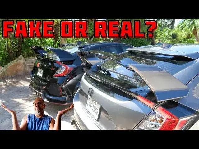 spoiler honda civic type r vs zamiennik
