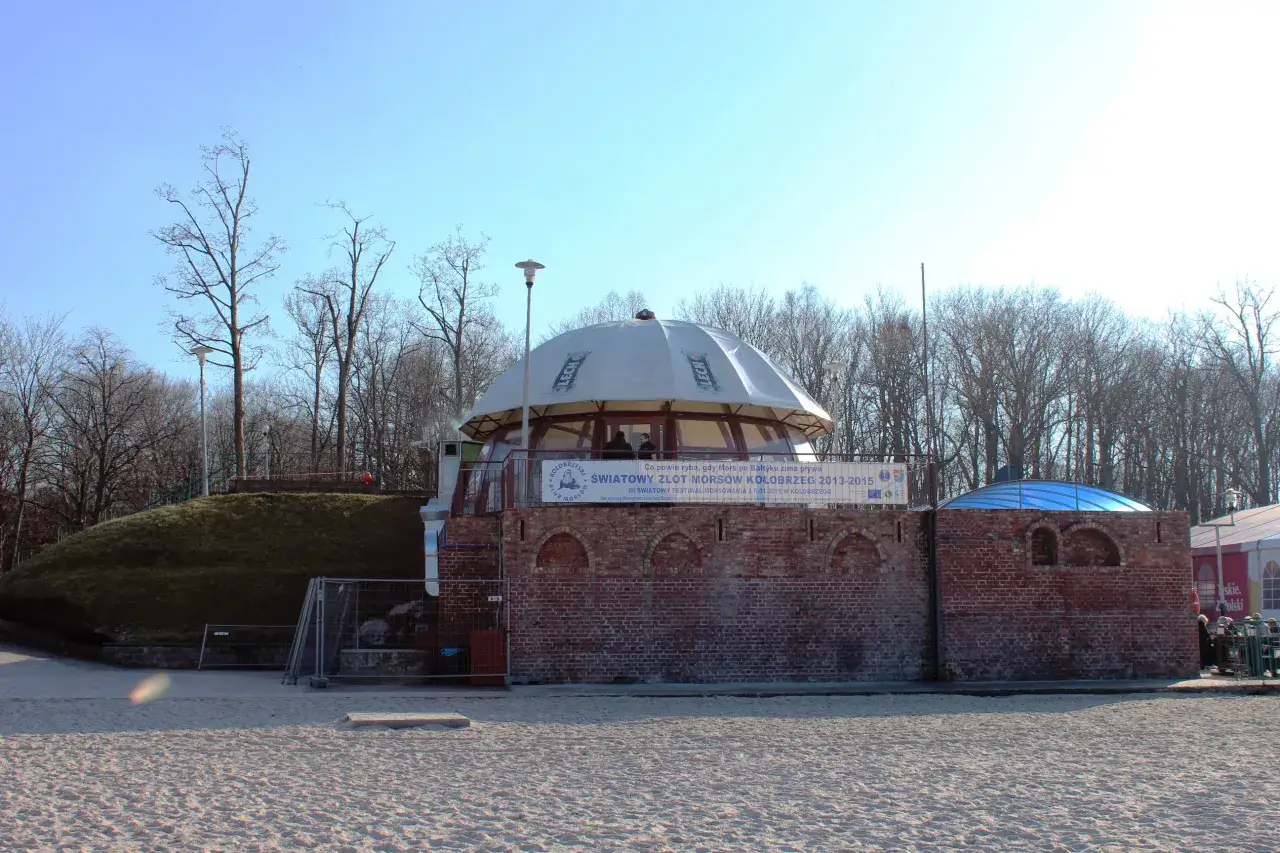 Plaża Kołobrzeg Kamienny Szaniec